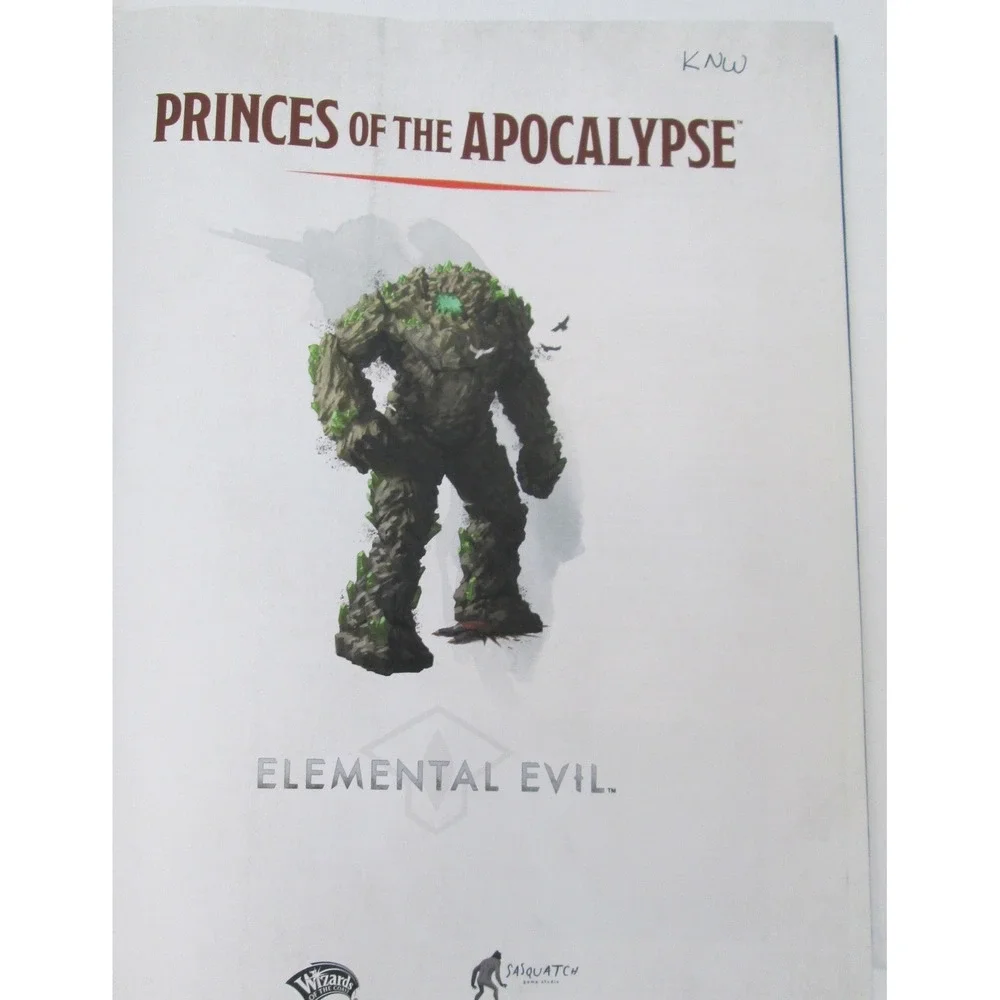D&D Prince of the Apocalypse 5E Hardcover RPG 2019 Book Dungeons Dragons Fifth